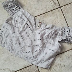 Free People Top, Large, Grey